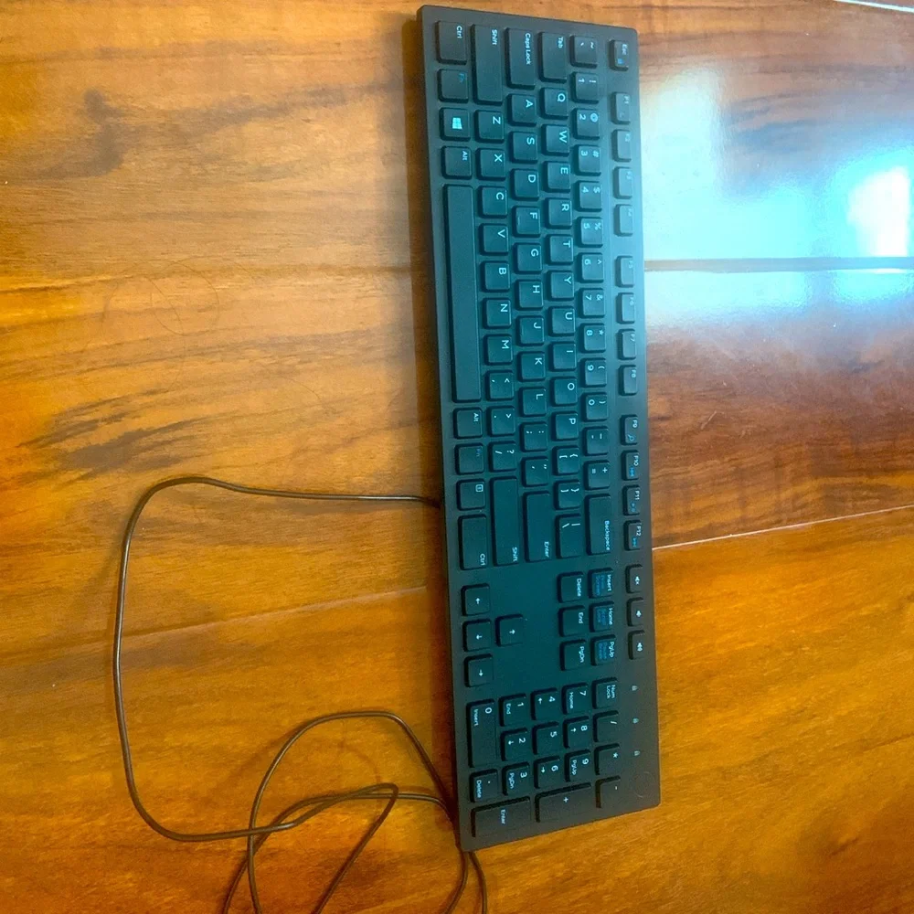 Work From Home Essentials- Dell Keyboard + Mouse pad + Wrist Rest